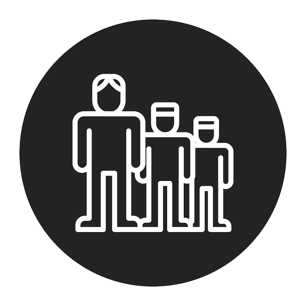 Generations icon vector image Can be used for Inheritance
