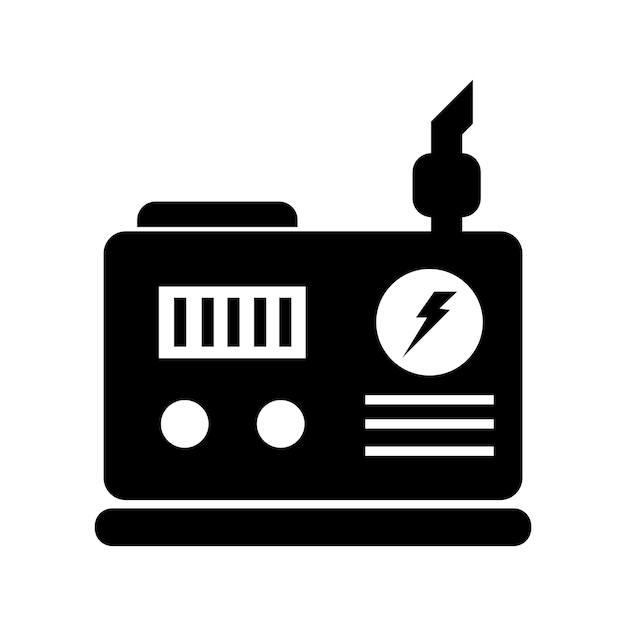 generator icon logo vector design template