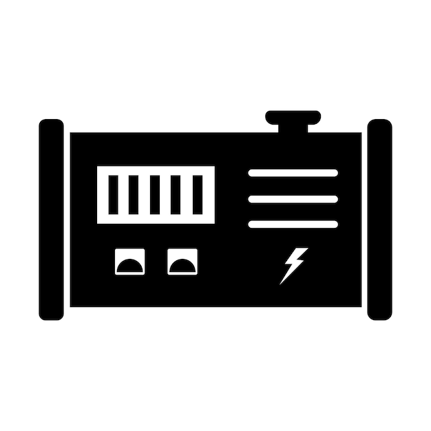 generator icon logo vector design template