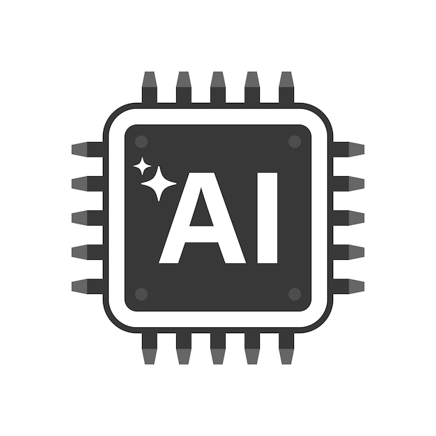 Genereren van AI Artificiële Intelligentie Logo Ai logo Concept