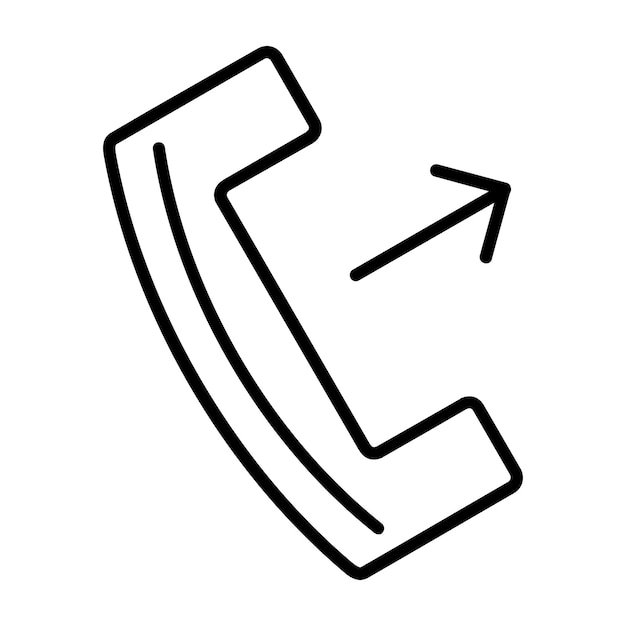 Generic Detailed Outline phone Icon