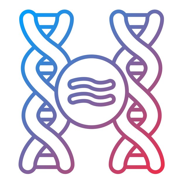 Genetic Comparation icon vector image Can be used for Bioengineering