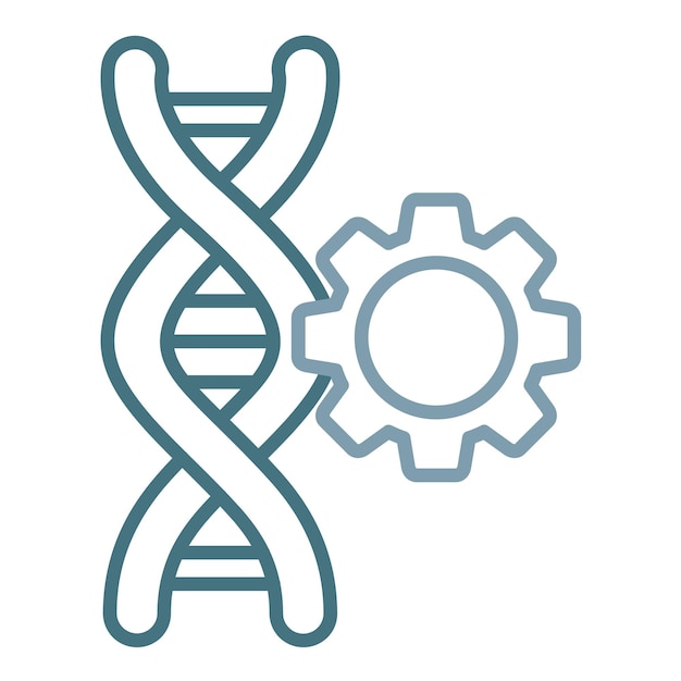 Genetic Engineering Flat Illustration