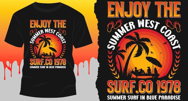 Geniet van de zomer west coast surfco 1978 summer surf in blue paradise