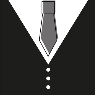 Premium Vector  Gentelman. the bow tie - black background for