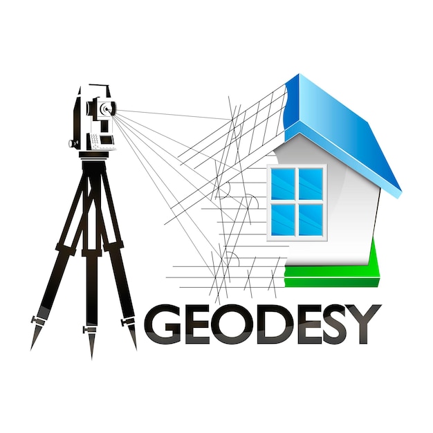 Vector geodetic instrument and measurement plan of house construction