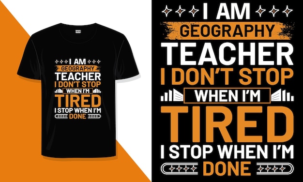 geography teacher t shirt design