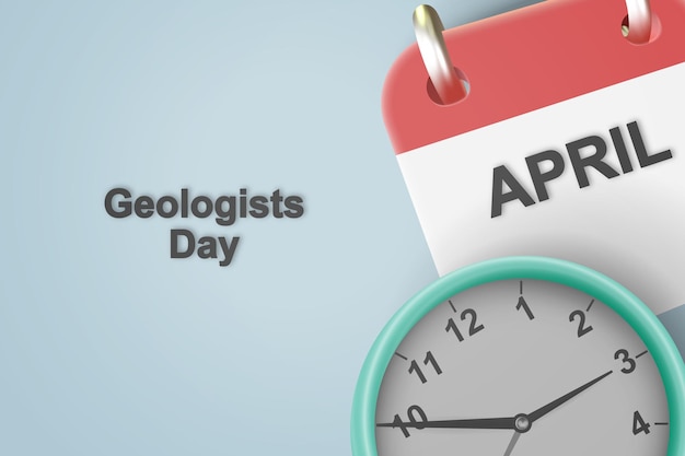 Vector geologists day background