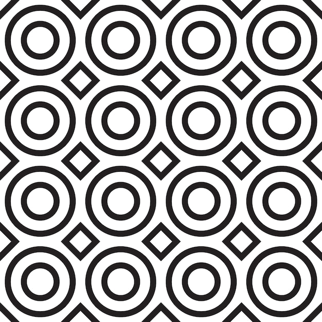 Geomatric shape tile seamless pattern