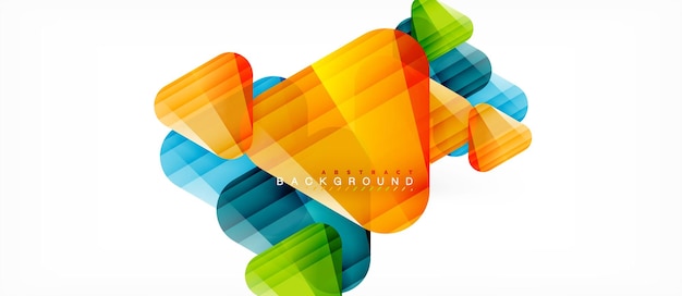 Geometric abstract background triangles