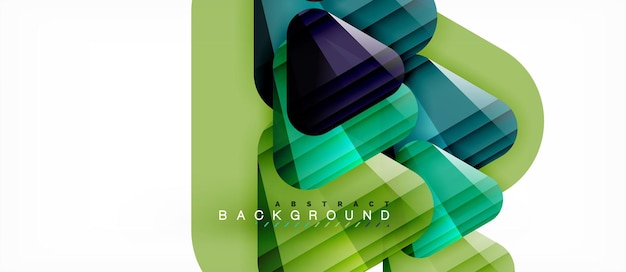 Vector geometric abstract background triangles