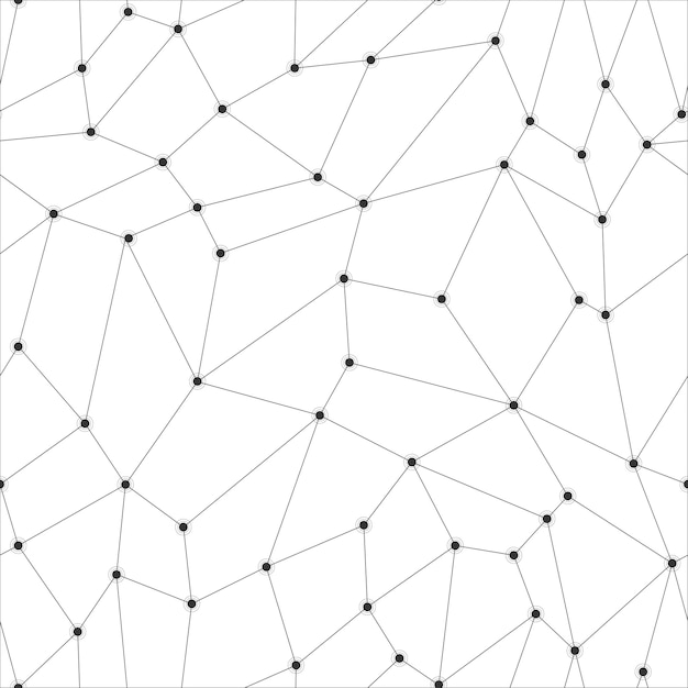 Геометрический абстрактный фон Шаблон векторной технологии с точками