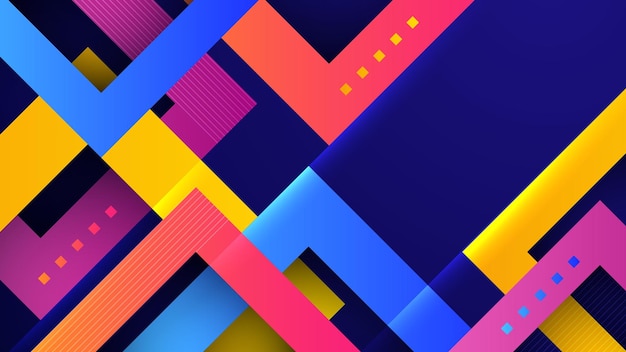 Geometric abstract background with colorful shape abstract design background