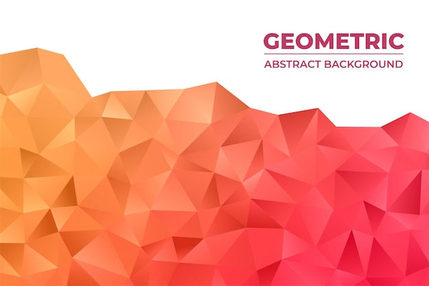 Geometric abstract background with triangle polygon