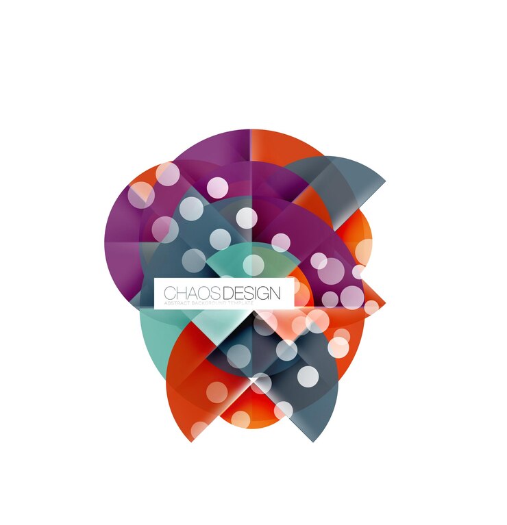 Vector geometric abstract background