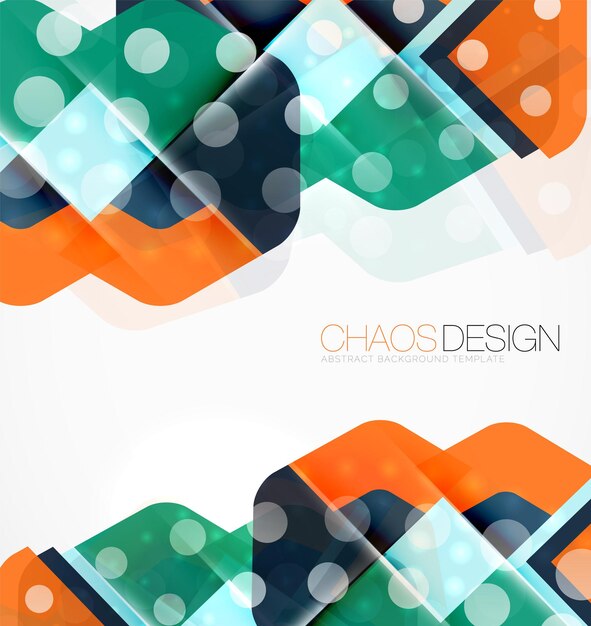 Geometric abstract background