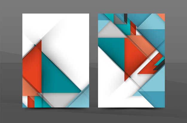 Geometric abstract background