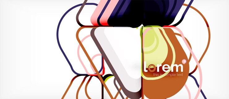 Vector geometric abstract background
