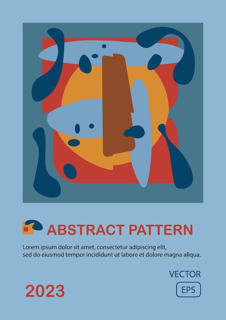 Дизайн геометрических абстрактных фонов Состав простых геометрических фигур на синем фоне. Для использования в презентационных флаерах и листовках.
