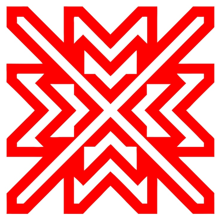 Vector geometric abstract diamond pattern for textiles and packaging
