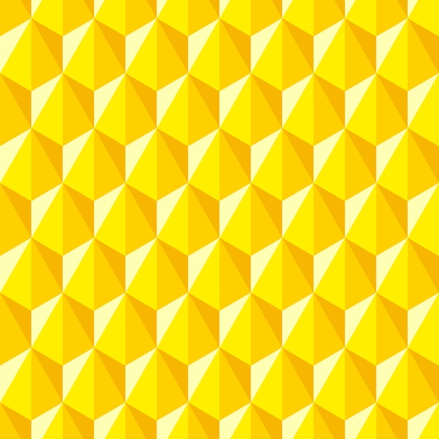 Geometric abstract pattern of hexagons. Seamless background in polygonal style.