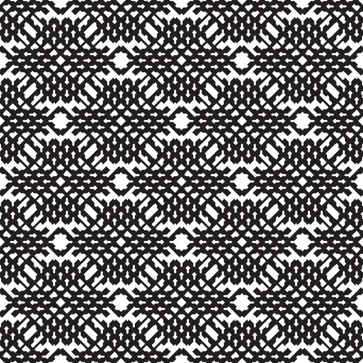 Vector geometric abstract pattern