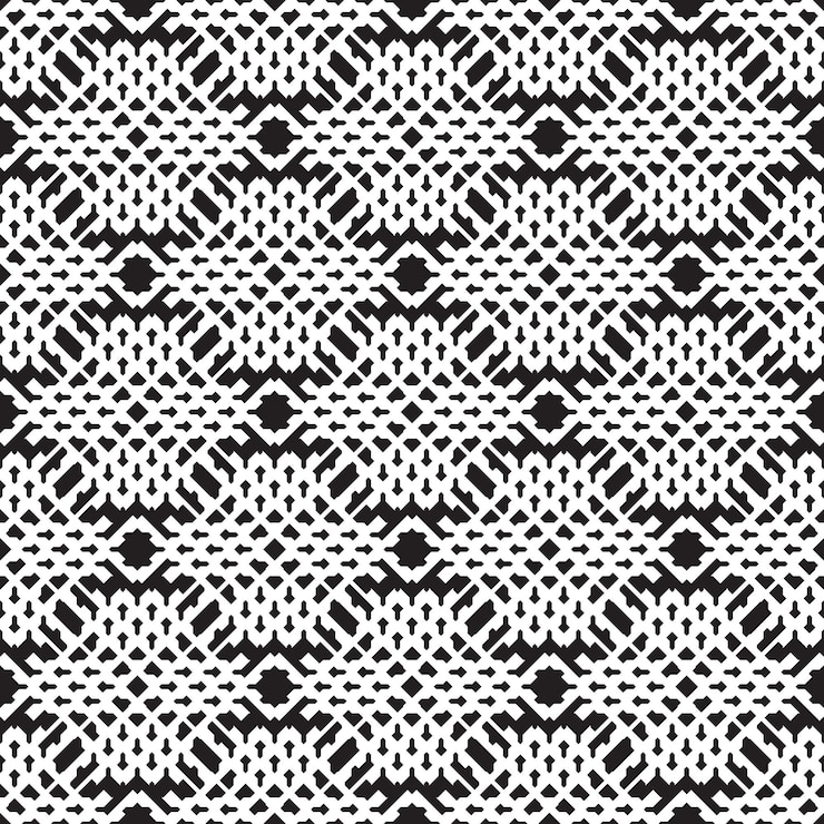 Vector geometric abstract pattern