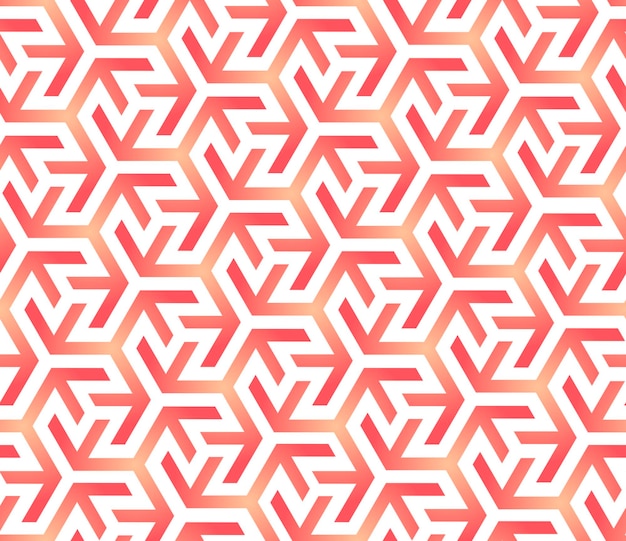 벡터 geometric abstract red seamless pattern on white background vector pattern for background