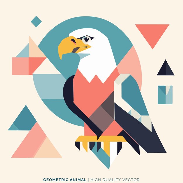 Vector geometric animal vector