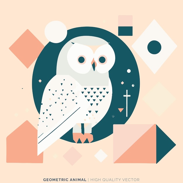 Vector geometric animal vector