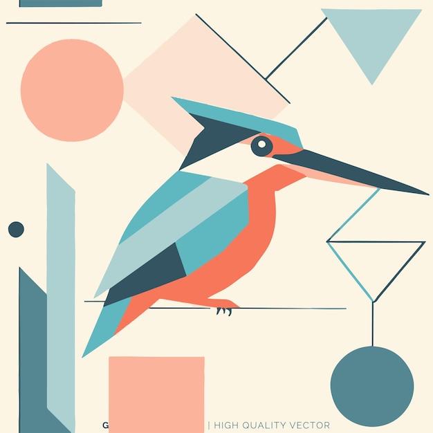 Vector geometric animal vector