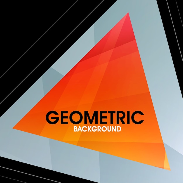 Vector geometric background, abstract design