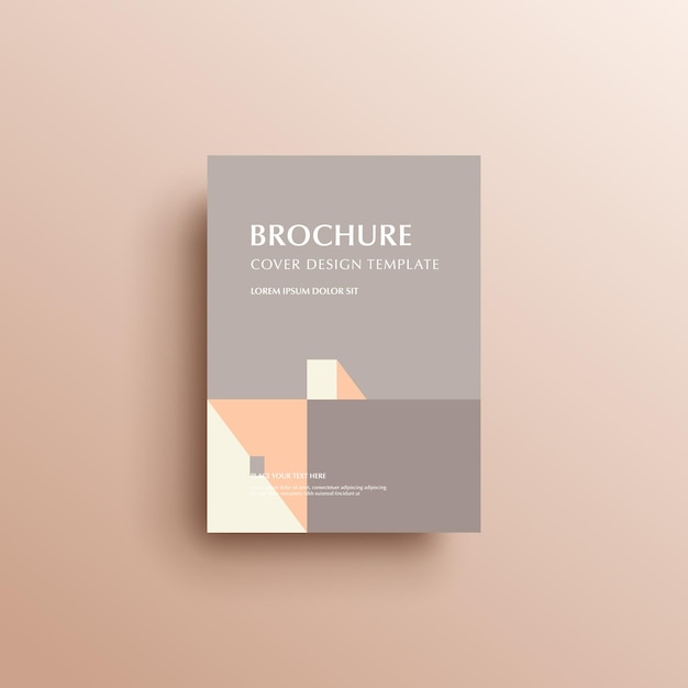 Geometric background book cover brochure flyer template cover design