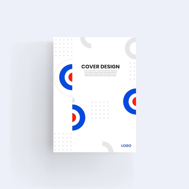 Geometric background book cover brochure flyer template cover design