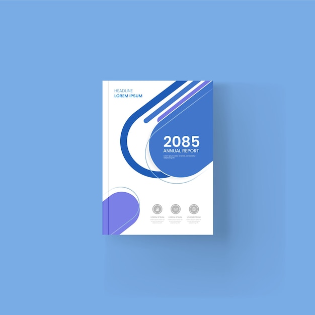 Geometric background book cover brochure flyer template