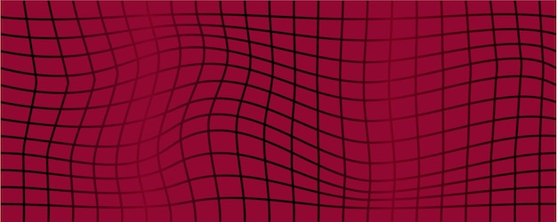 幾何学的な背景変形メッシュ ビバ マゼンタ色バナー ストーリー カバーのベクトル テンプレート