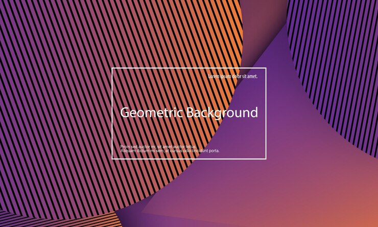 Vector geometric background. minimal abstract cover design. creative colorful wallpaper. trendy gradient poster. vector illustration.