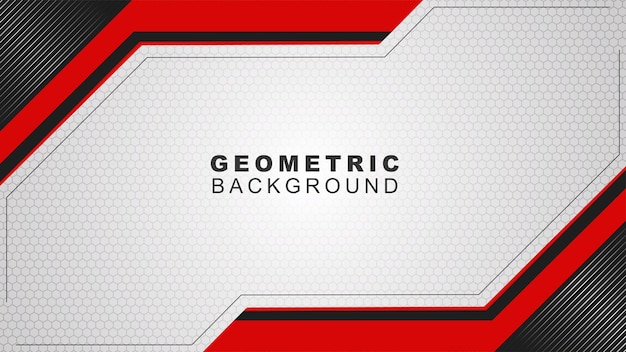 Geometric background in red and black with a pattern style background for offline streaming advertisements banners and others