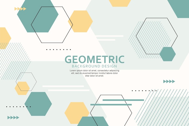 Geometric background with abstract polygonal shapes