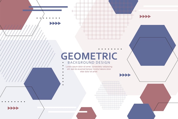 Geometric background with abstract polygonal shapes