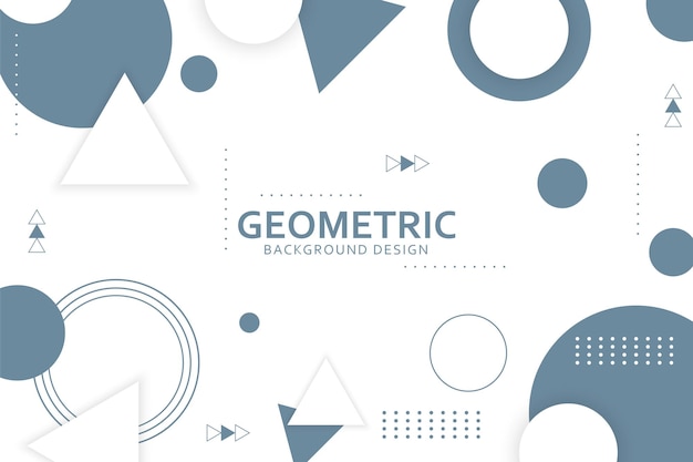 Geometric background with abstract shapes design