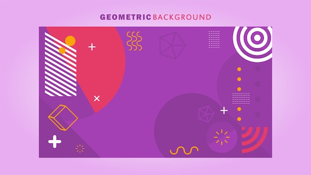 geometric background with smooth purple colour