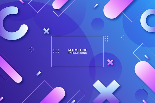 Vector geometric background