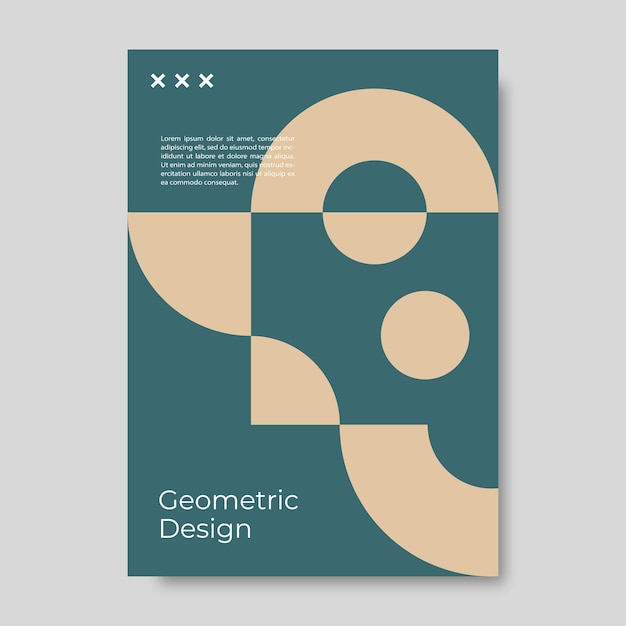 Geometric backgrounds for cover designs brochures book covers