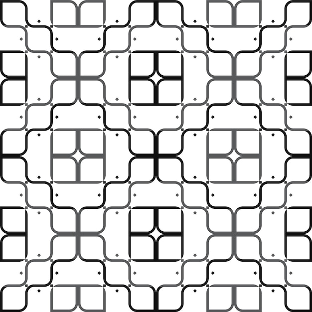 GEOMETRIC BASIC CURVE SEAMLESS PATTERN DESIGN