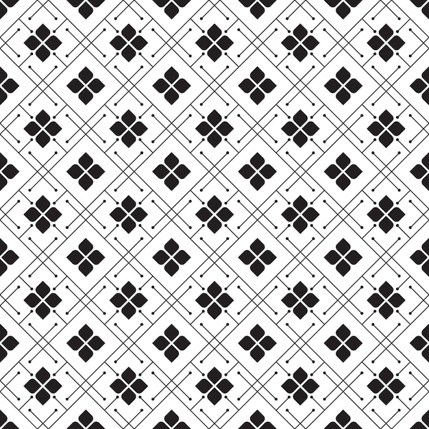 Batik geometrico seamless pattern pattern di sfondo. carta da parati classica in tessuto. elegante decorazione etnica