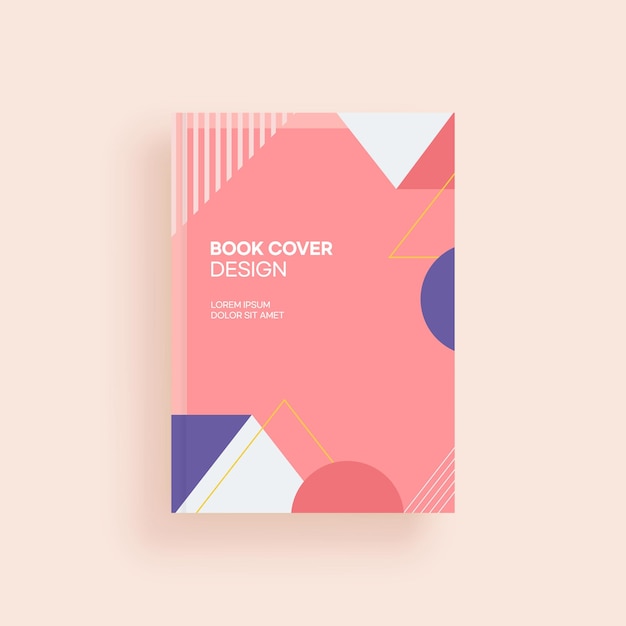 Geometric book cover design