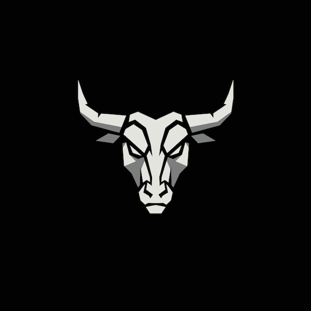 Geometric Bull Logo