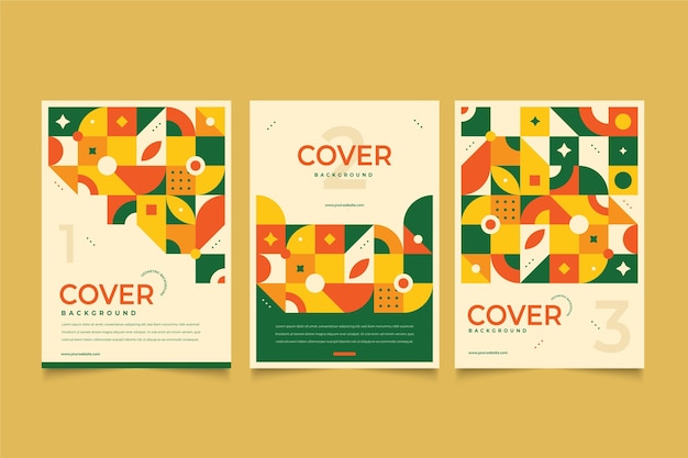 Geometric business cover