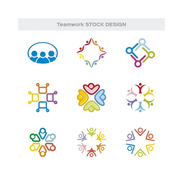 Vector geometric business logo